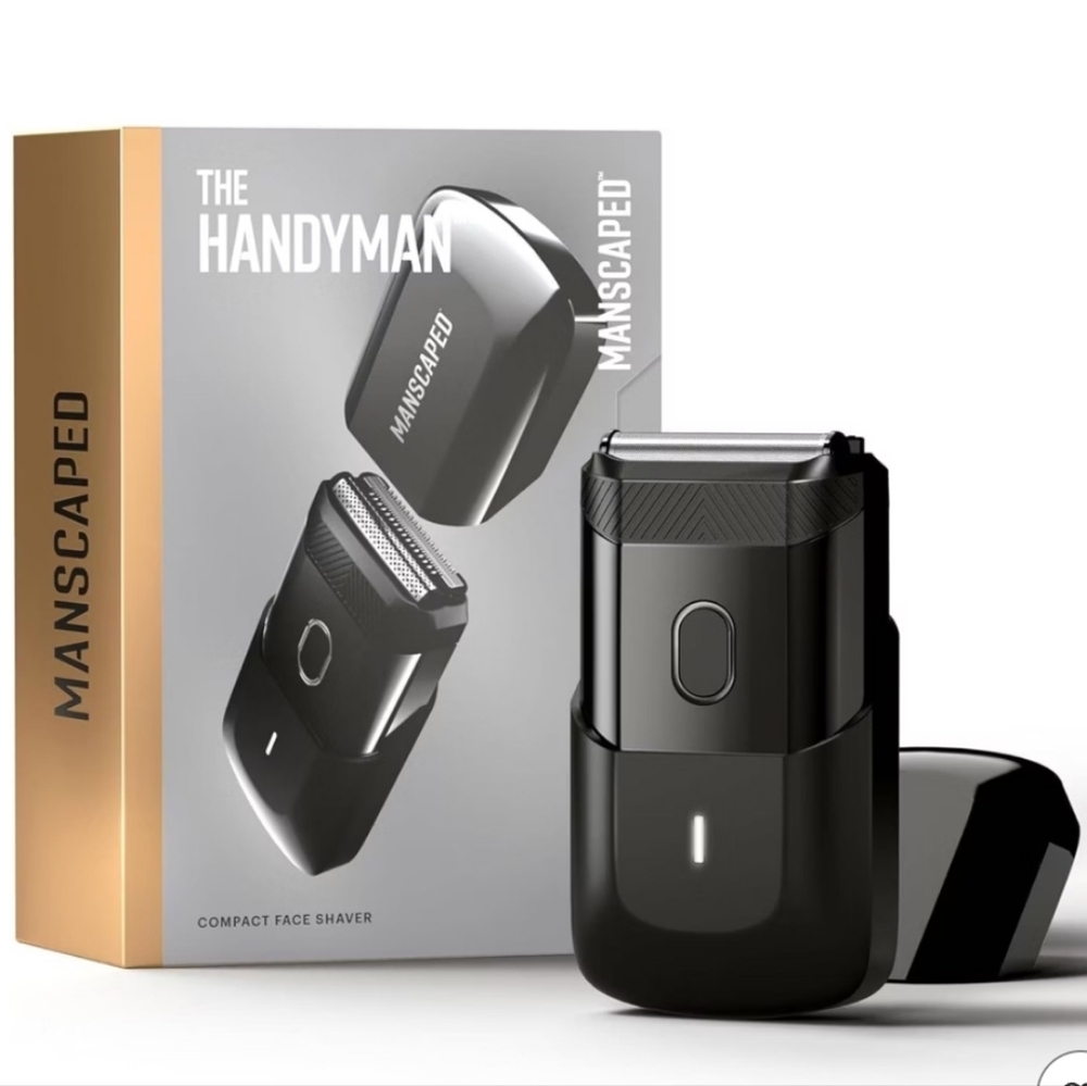 Manscaped 'The Handyman" Black Compact Face Shaver *New In Sealed Box